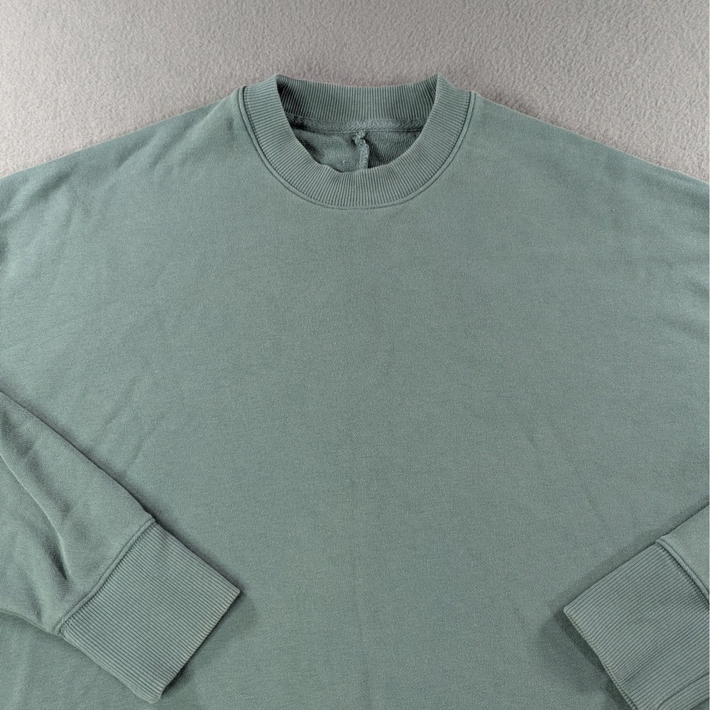 Vuori Crewneck Sweatshirt Womens S Green Oversized VW298 Pullover Loungewear - Picture 5 of 13